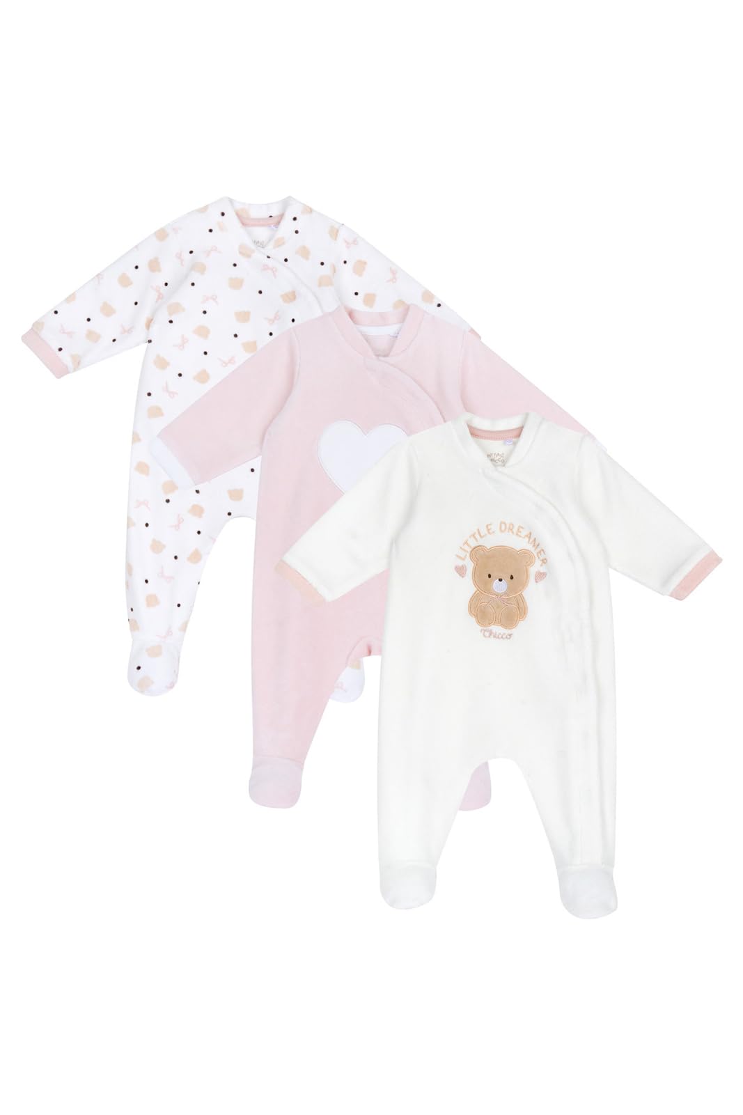 Chicco Kombinezony niemowlęce Niemowlęta - dziewczynki Set 3 Pezzi Tutine
