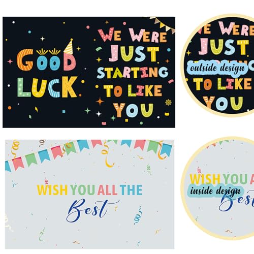 Image of We Will Miss You Card, Jumbo Farewell Card with Envelope, Big Good Luck Card,We Were Just Starting To Like You Decoration, Funny Going Away Party Decorations, Goodbye Party Decorations, Going Away Gift for Coworker Men Women (14x22iinch)