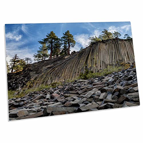 3dRose California Eastern Sierra Devils Postpile Desk Pad