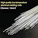 55pcs Aluminum Brazing Rods, Aluminum Welding Rods, 3/32''x13'' Low Temperature Easy Melt soldadura de aluminio, Low Temperature Universal Welding Rod No Flux Required