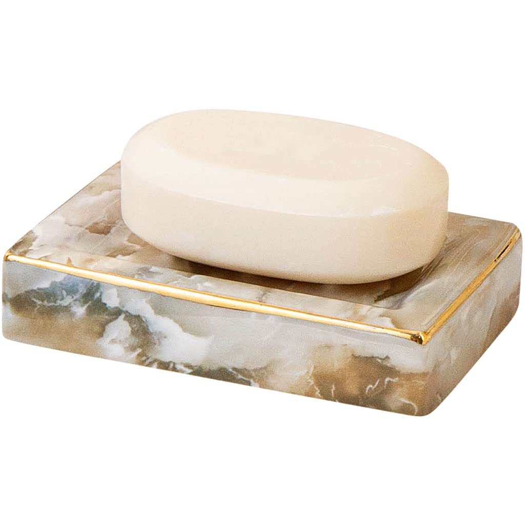Jabonera Autodrenante Drenaje de cerámica nórdica jabonera de encimera con encimera lavabo interior baño baño inodoro drenaje jabón plato baño suministros de baño Jabonera Jabonera Guardar