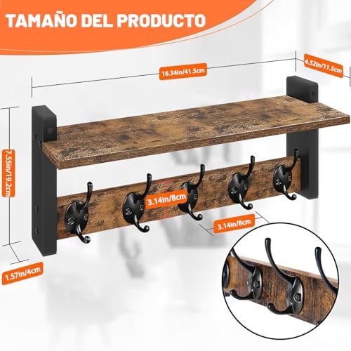 Ganchos para puertas de madera 20 Imagen adicional