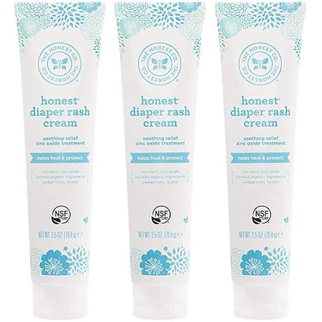 Honest Company Diaper Rash Cream Trio: Gentle and Effective Relief for Baby's Delicate Skin