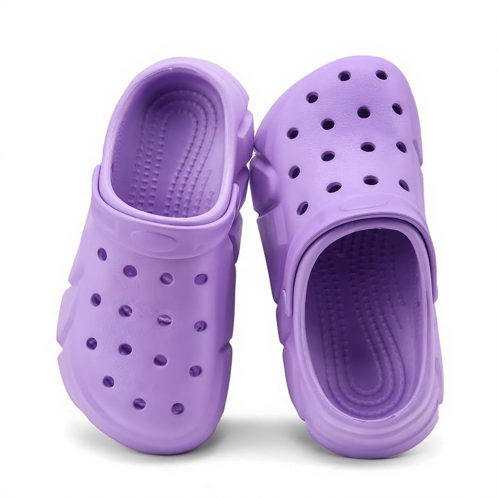 HoEase Girls' Clogs Garden Shoes Slip-on Slide Sandals Beach Pool Clogs for Little Kid/Big Kid
