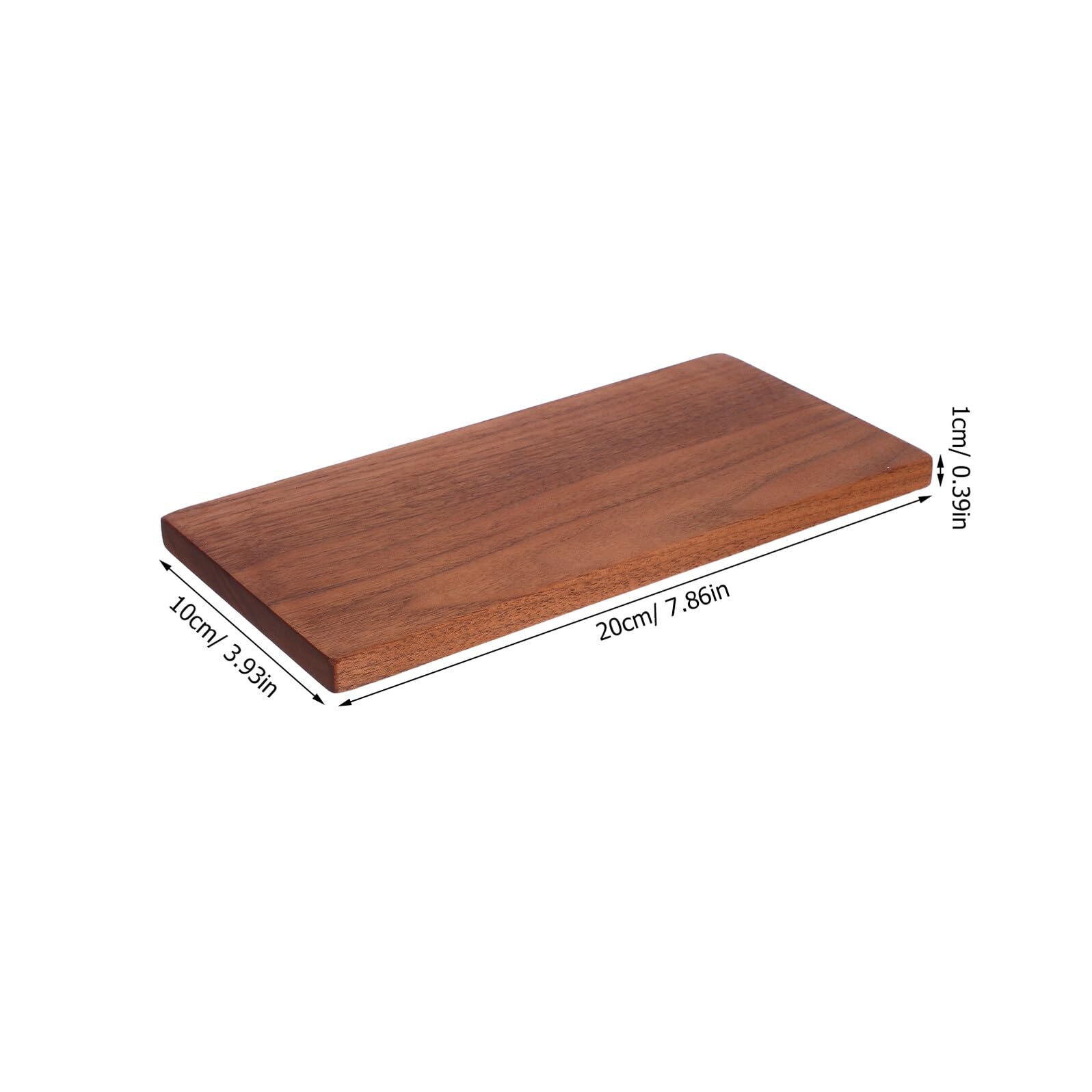 Yardenfun 2pezzi Legno di Noce Grezzo Pannelli Spessore Assi di Legno Massello per Taglio Incisione Mobili Fai da Te Pittura