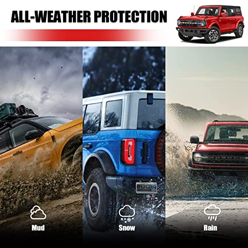 Trunk Mat Floor Mats Cargo Liner For 2021 2022 2023 Ford Bronco All-Weather Tpe Rubber Carpett 3D Shape Waterproof For Bronco Accessories #TOP7