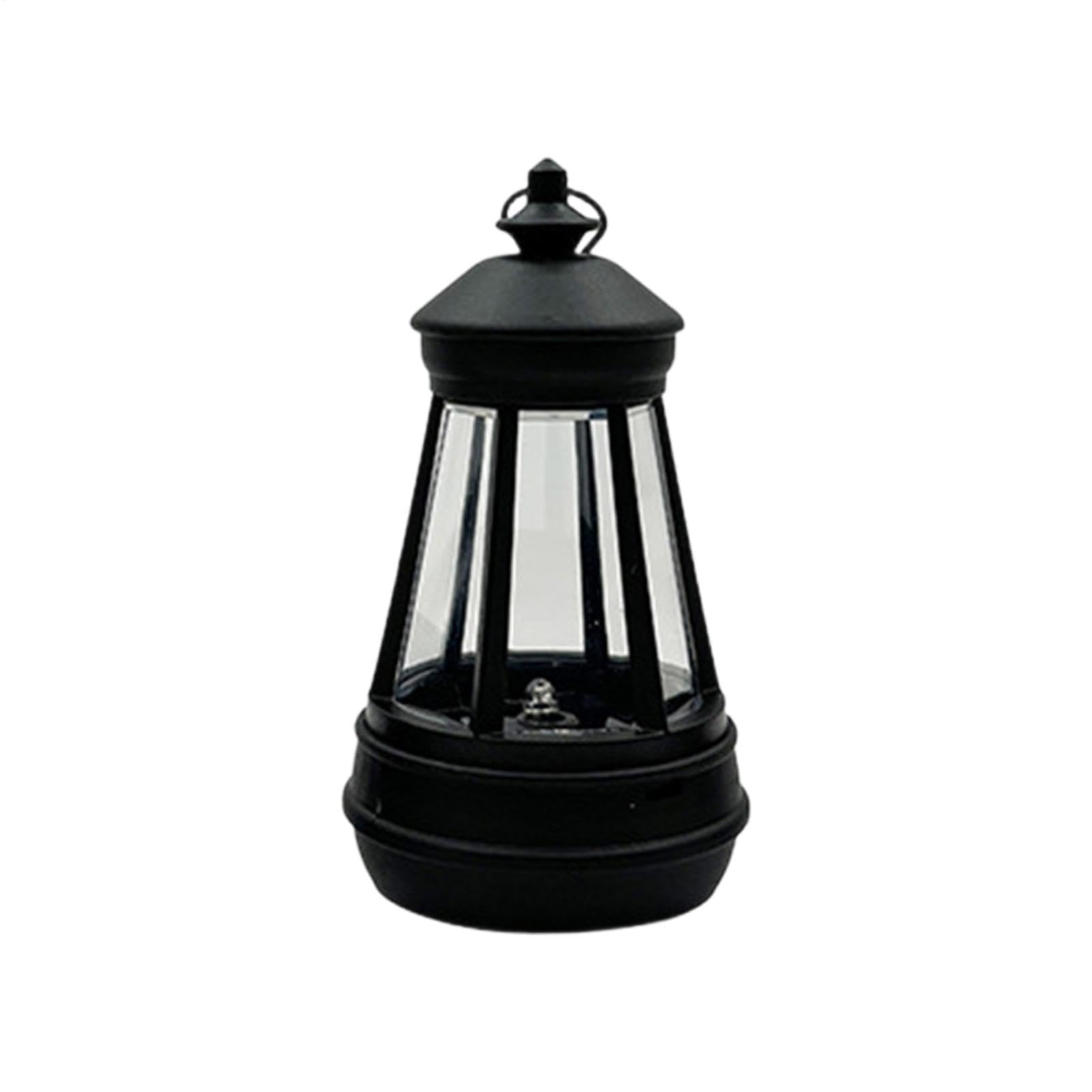 Hanging Solar Lights Outdoor Garden, 3 Size Resin Iron Art Solar Lantern, Waterproof Durable Decorative Garden Lanterns for Courtyard, Pathway, Patio, Walkway (L)