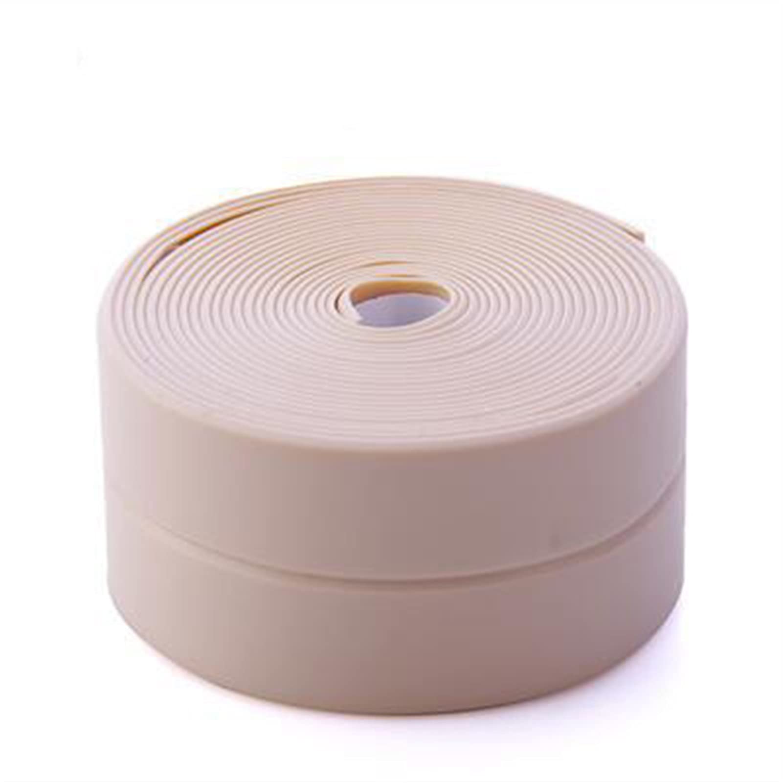 Mswgjyrq Pink Adhesive Tape Kitchen Sink Bathroom Shower Waterproof Self Adhesive Sealing Strip Tape Pvc Proof Wall Stickers Window Door Gap Seam(,2.2Cm)