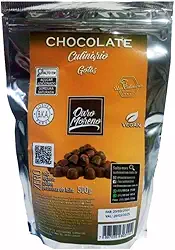 Chocolate em Gotas para Culinária Vegano Sem Lactose - 500g
