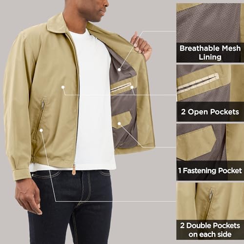 Image of London Fog Men's Auburn Zip-Front Golf Jacket