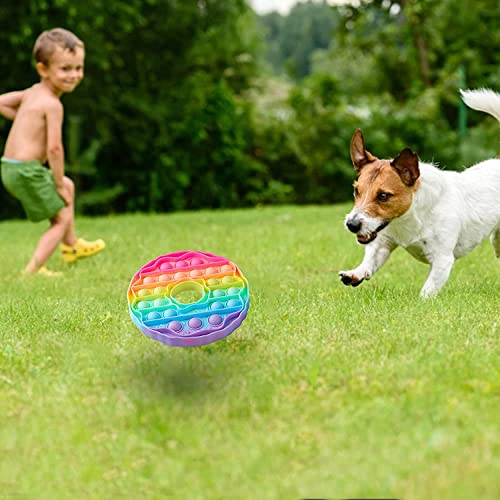 Image of Boniry Push Pop it Bubble Fidget Toy, Pop it Bag Octopus Fidget Spinner Toys Multi Color (Christmas Tree M) (Pack of 2)