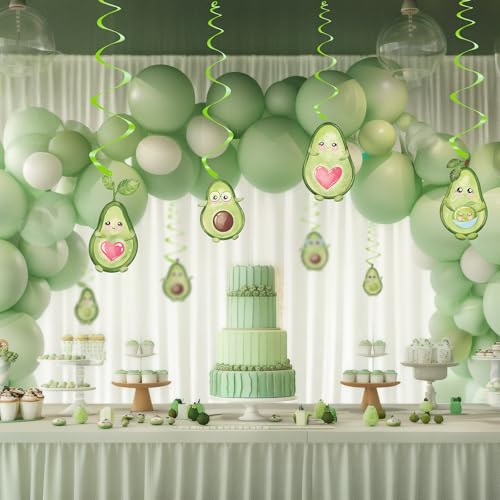 40 Pack Avocado Hanging Decorations – Avocado Party Decorations for Girls, Fruit Party Supplies and Cute Avocado Theme Decor