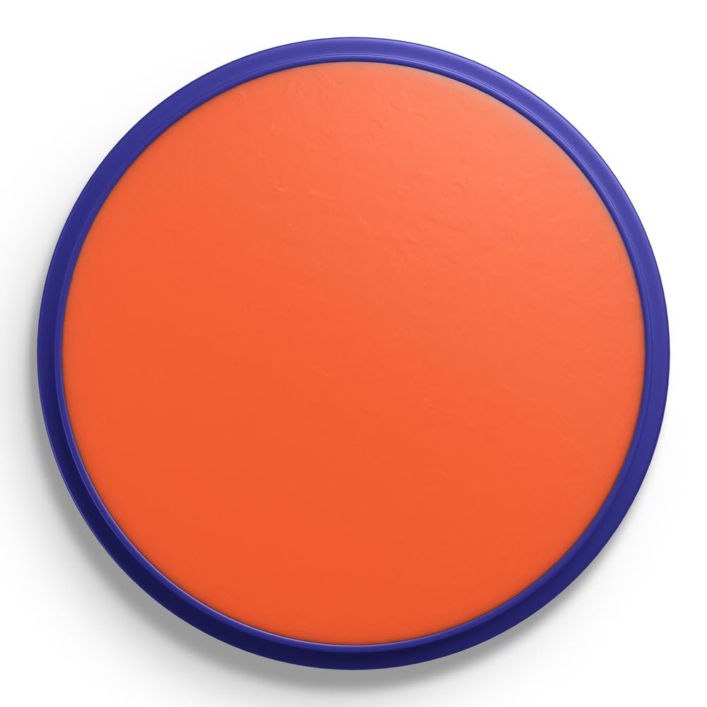 Snazaroo - Pittura Per Viso e Corpo, Trucchi da Viso per Travestimenti, per Bambini e Adulti, 18ML, Colore Arancione