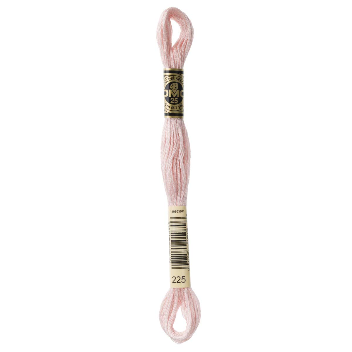 DMC Embroidery Floss Mouline Stranded Cotton Thread for Hand Embroidery and Sewing - Colour No: 225-12 x 8m Skeins — image 1