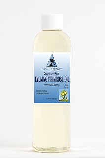Evening Primrose Oil Refined Organic Carrier Cold Pressed Pure 4 oz, 118 ml