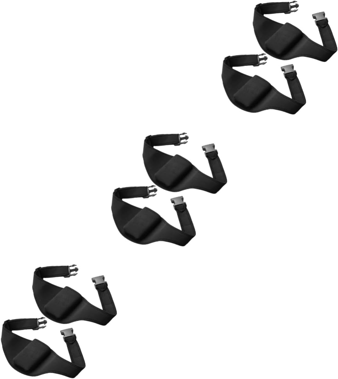 3セット マイクベルトバッグ ポータブル マイクロ 場合 マイクホルダーポ 2個*3