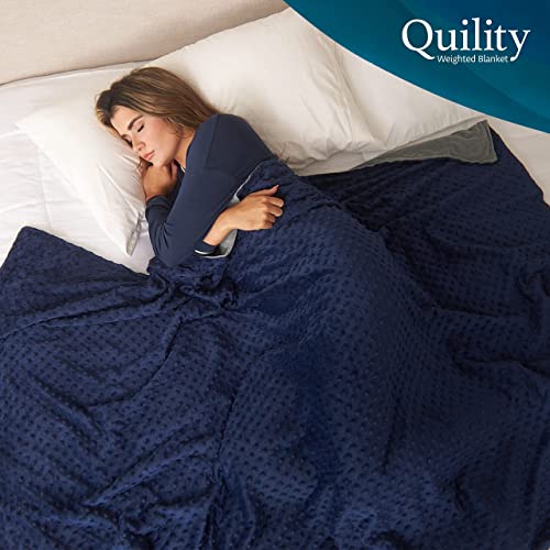 image for Quility Weighted Blanket for Adults - Full/Queen Size, 60