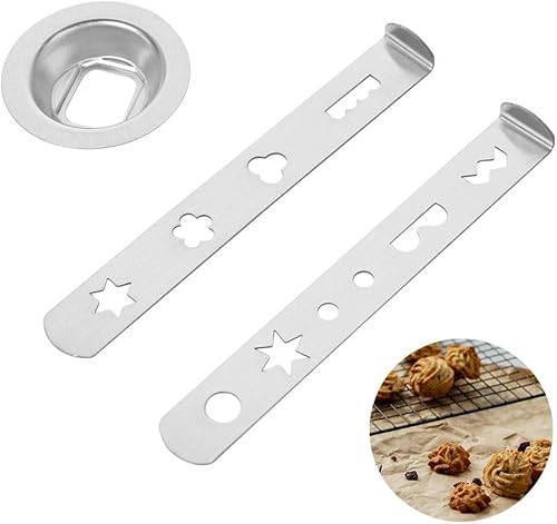 Miniatura 7 de Accesorio para hacer galletas, accesorio de pastelería, accesorio de molinillo de carne de acero inoxidable, accesorio de prensa de galletas,