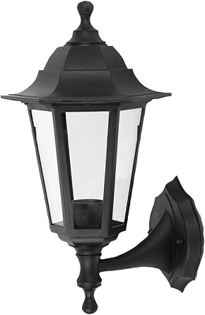 Pro Elec PEL00826 Outdoor Lantern, E27, IP44, 280 mm Length [Energy Class A]
