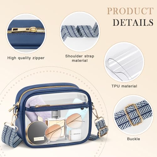 Bolso Clear Crossbody certificado para estadios miniatura 5