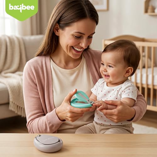 Image of Baybee Baby Nail Clipper with Skin Guard, Safety Nails Cutter for New Born Babies Infant, Manicure Pedicure Care | Baby Nail Cutter Clipper Care | Nails Clipper for New Born Baby (Pack of 2)