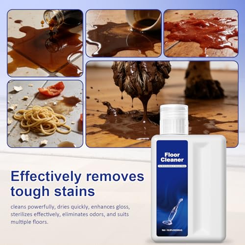 Image of Floor Cleaning Solution Compatible with Dreame Cleaning Solution, Pet-friendly & No Residue, Floor Cleaner for All Robot Vacuum Cleaners and Wireless Wet Dry Vacuum Cleaners (Original, Total 1 L)