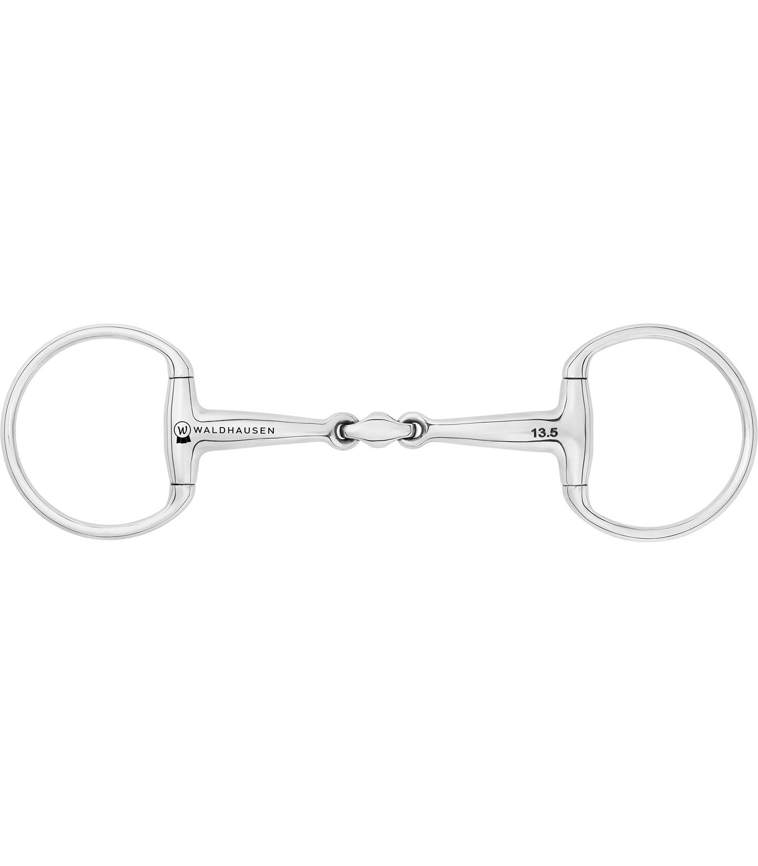 WALDHAUSEN Olivenkopfgebiss anatomisch, doppelt gebr, EST, R:7cm, S:14mm, B:12,5cm