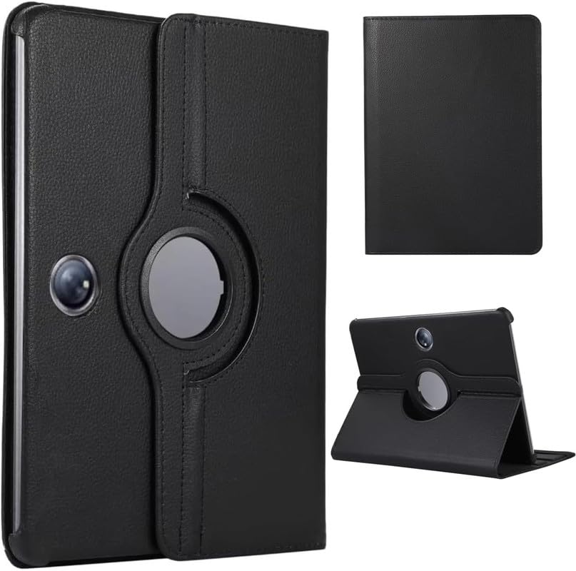 Image of OneLike Shockproof Tablet Cover, 360 Rotating Kickstand Multiple Viewing Angles Protective Case Cover for OnePlus Pad 2 (12.1 inch) - Black