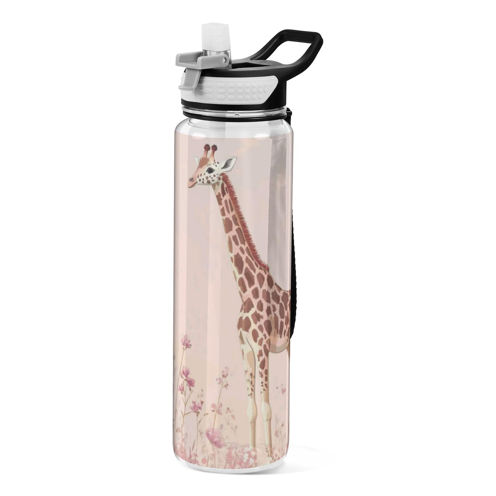 Gourde de sport plastique Tritan transparent réutilisable 946ml