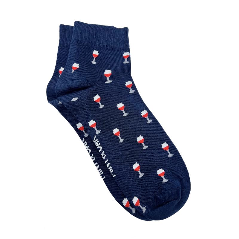 Image of Mint & Oak Men Ankle Socks, Printed Funky Socks, Cotton Unisex Ankle Length Sock, Odour Free Socks - Pack of 1