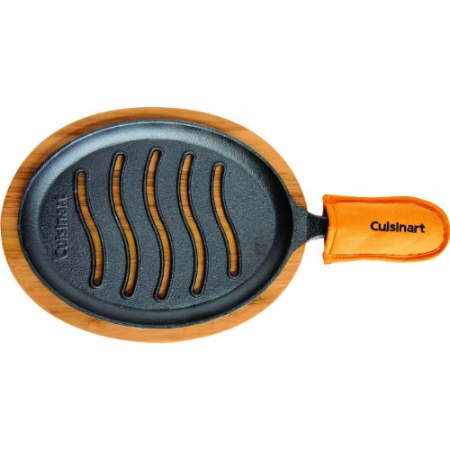 Cuisinart CFS-219 Pre-Seasoned Cast Iron Grilled Fajita Set
