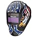 TOOLIOM Solar Powered Welding Helmet Auto Darkening for TIG MIG ARC Welder Mask with Adjustable Shade Range 4/9-13 Blue Eagle Design