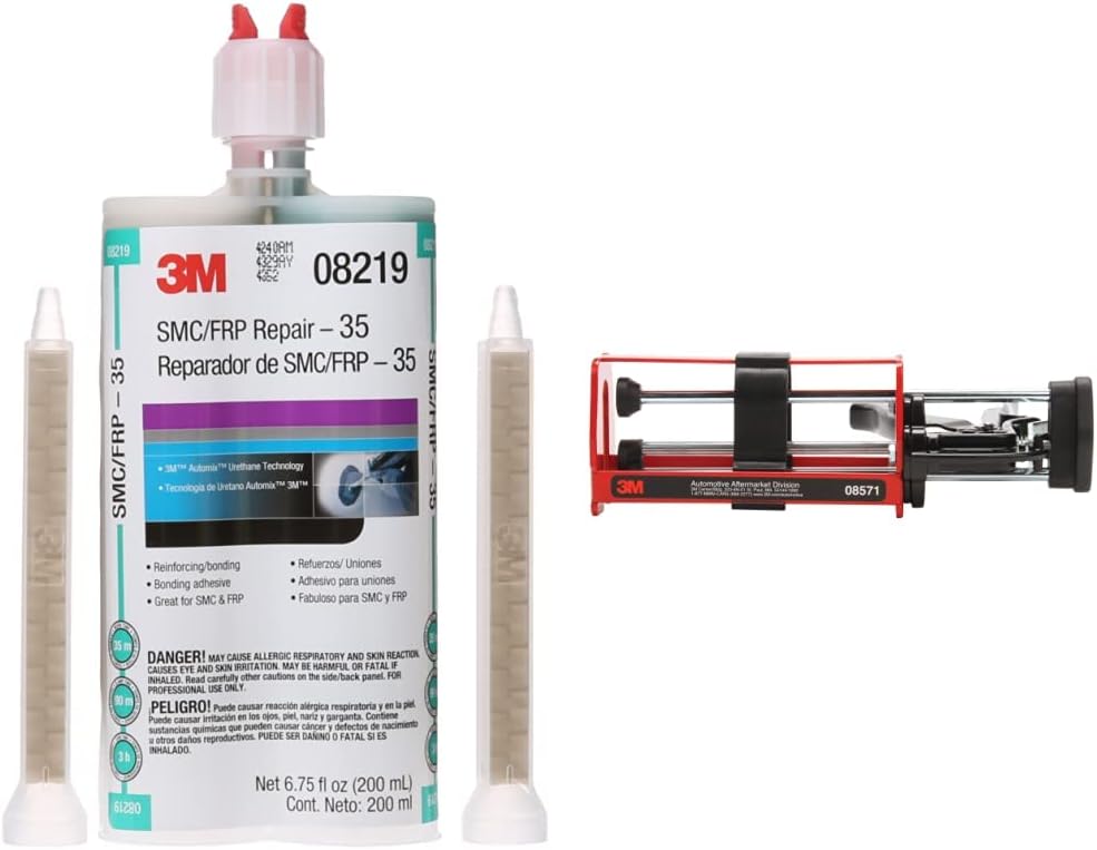 Buy 3M SMC/Fiberglass Repair Adhesive35, 08219, Green, 200 mL