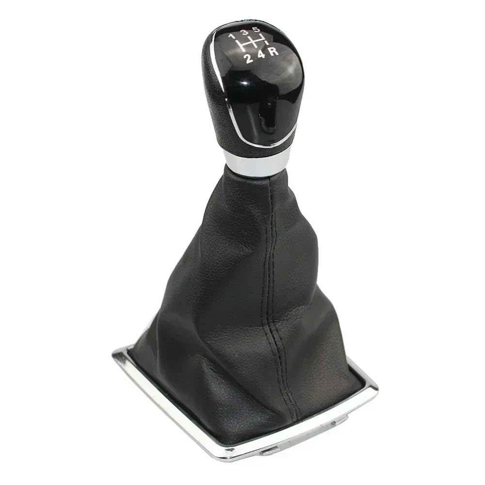GZNBB Car Manual Gear Shift Knob Boot Cover Gaiter Lever Shifter Handle Stick, for Ford Focus 2 MK2 2005-2008