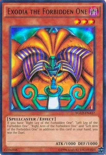 Miniatura 2 de Qiyun Yugioh Juego de 5 cartas de Exodia Yugis Legendary Decks Ygld Ultra RARE Mint