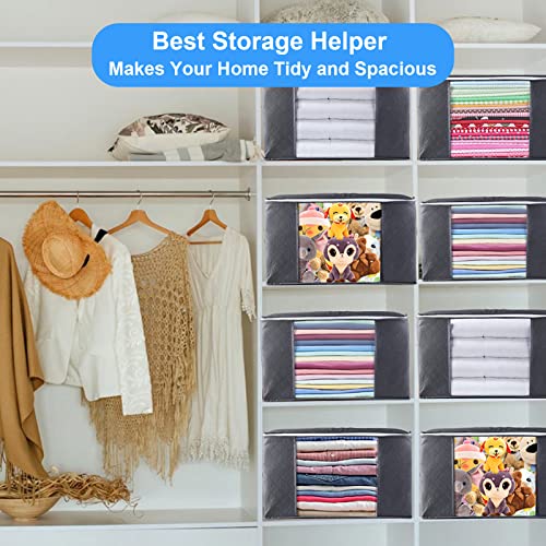 YOCOLE 6pcs Scatole per Armadio Salvaspazio, 90L