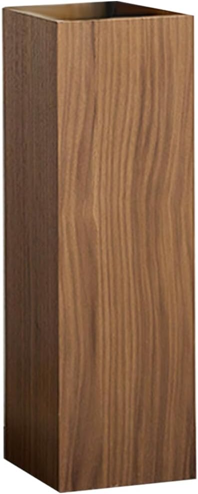 HOMSFOU Umbrella Stand Rack Wooden Square Umbrella Holder Standing Umbrella Storage Organizer Bin Indoor Umbrella Bucket Canes Walking Sticks Rack for Home Entryway Office Hotel