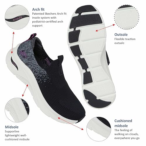 Image of Skechers Women Arch Fit D'Lux Journey Slip Ons