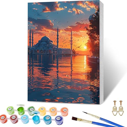 �������G �z���t�� ���v, DIY ���G �L�����o�X ���z, Paint by Numbers for Adults �y�C���g�o�C�i���o�[, �����h��G �܂� �A�N�����y�C���g������ �u���V, �K�؂� ��l ���S��, �M�t�g ����, �ƒ��I�t�B�X�̕Ǒ���