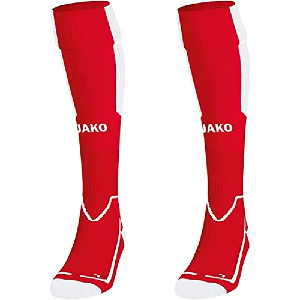 JAKO Stump Socks Lazio 3866, Multicoloured (red / white), 5 (43-46)