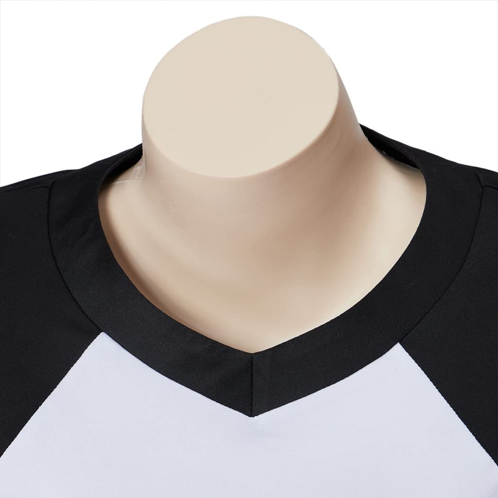 MelangCos Maddy Perez Cosplay Cheerleading Outfit Maddy Cheerleader Kostüm Crop Top Mini Rock Set