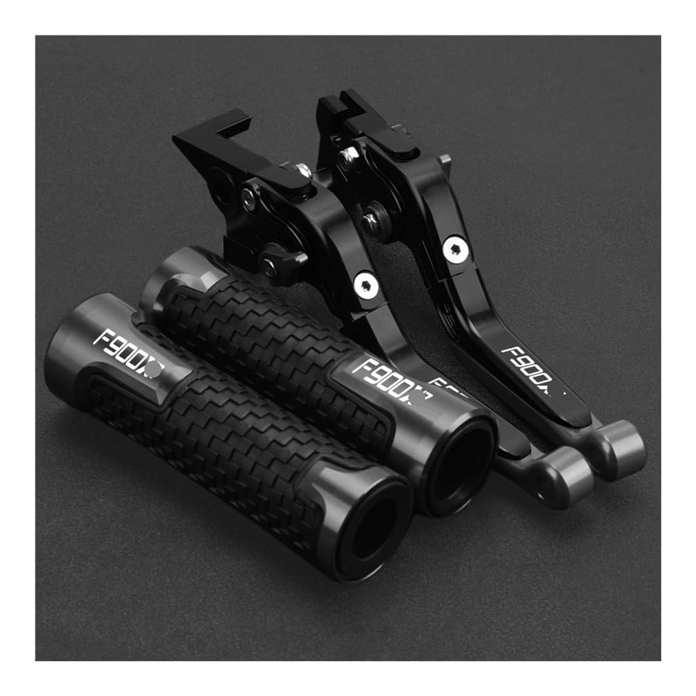 PLIQVBN Clutch Brake shafts for F900XR F 900XR F900 XR f900xr Motorcycle CNC Aluminum Adjustable Brake Clutch Levers Hand Handlebar Grips Ends