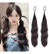 Amazon.co.jp: Natunofu エクステ ウィッグ ロング ツインテール