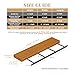 1 Pack Large Shelf Brackets Long Floating Shelf Bracket Invisible Floating Shelf Hardware Heavy Duty Floating Mantel Brackets(43X6X1.5 Without Tools)
