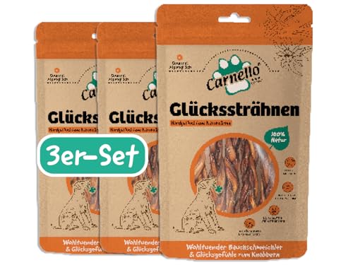 Carnello Glückssträhnen – Knabberstangen Hund getreidefrei, Hunde Leckerlis, Hundeleckerli...