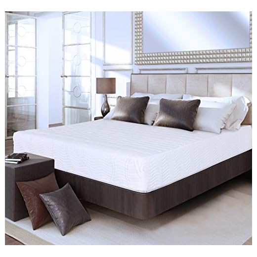 Olee Sleep 10 inch Omega Hybrid Gel Infused Memory Foam and Pocket Spring Mattress (Queen)