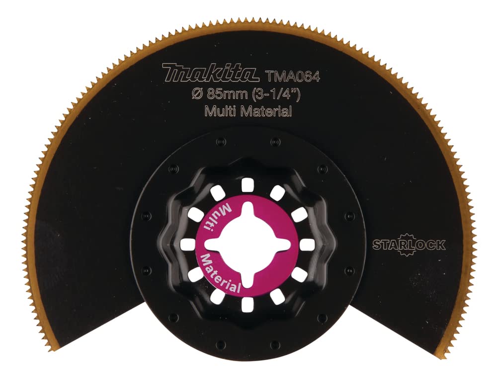 Lame bim-tin starlock Makita B-64973 à haute résistance thermique de 85mm