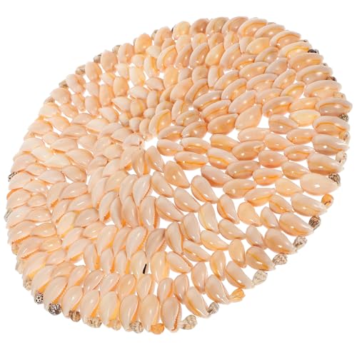 SHINEOFI Posavasos Decorativos de Conchas Naturales, Almohadillas Antideslizantes de 20 Cm, Aislamiento Térmico para Taza de Café y Té, Decoración Boho para Hogar y Color Color Aleatorio