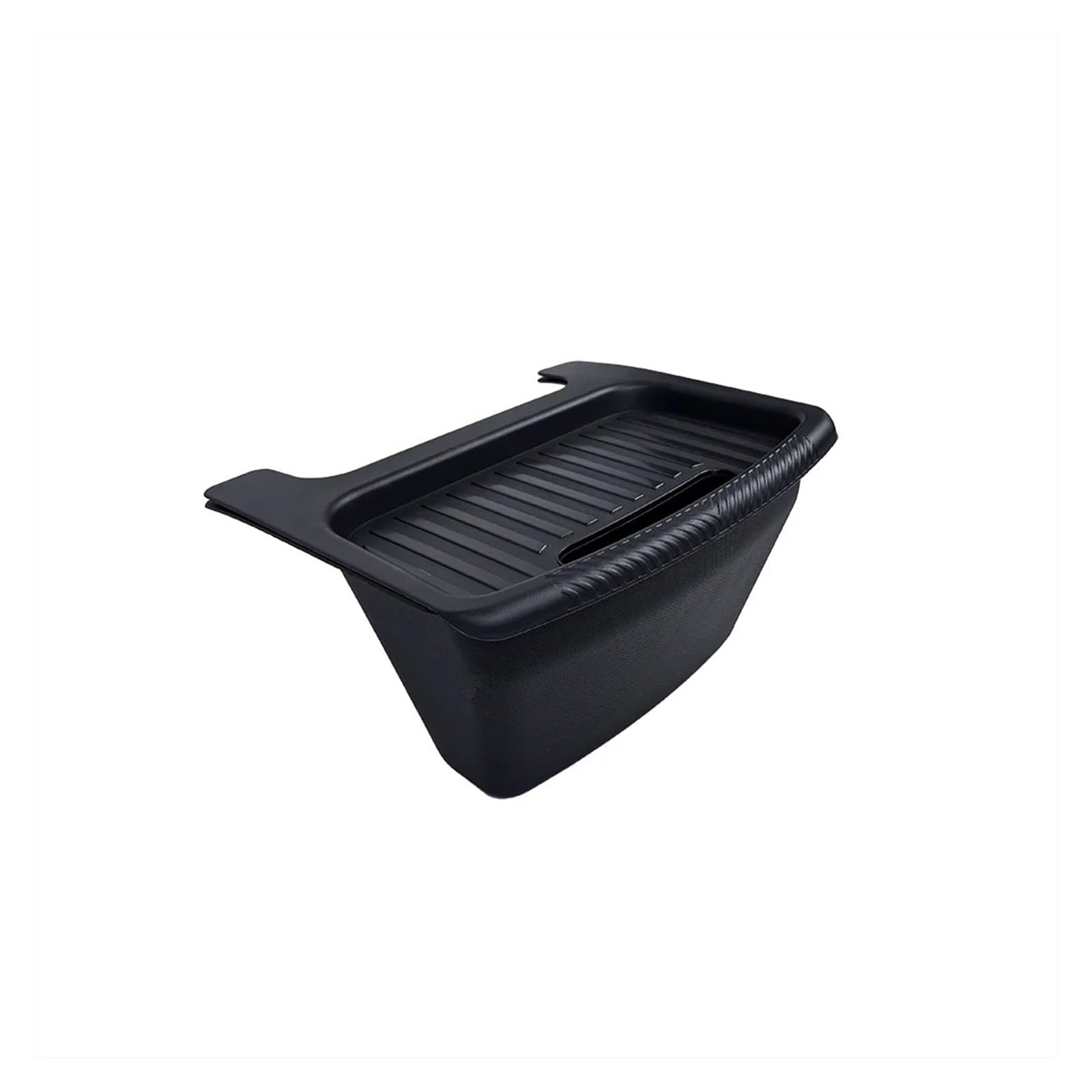 HIVZIVCCIK Armrest Storage Box For Tesla For Model Y 2020-2025 For Launch For Juniper Rear Seat Storage Box Organizer Bins Multi-Function Backseat Trash Can Center Console Organizer Tray