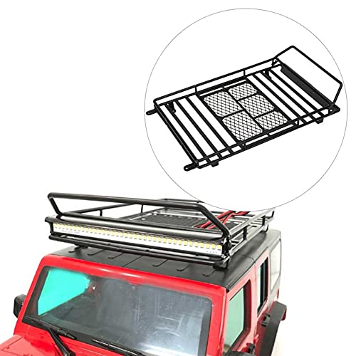 Dilwe RCAT RCAT con Luz LED para -4 / SCX10, Fácil de Instalar la Construcción de Metales, Mejora el Funcionamiento del Espacio de Almacenamiento Máximo y Máximo para los Amantes de RC (Sin Luces)